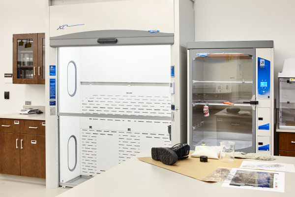 KBI Floor Mounted Fume Hood and Print Fixing Fuming Cabinet