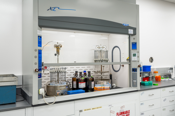 Eurofins - XL Fume Hood put to good use