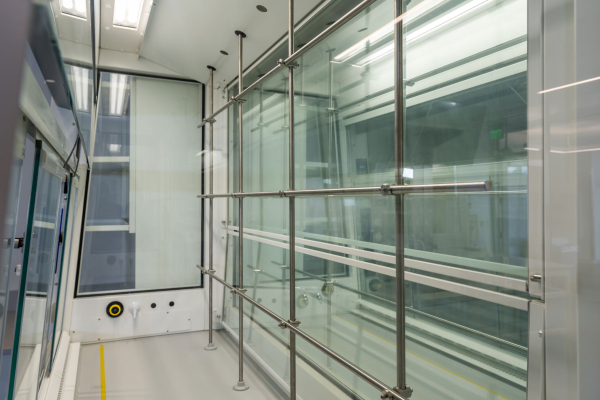 Chaney-Hale Hall grids within ClassMate Fume Hoods - close up