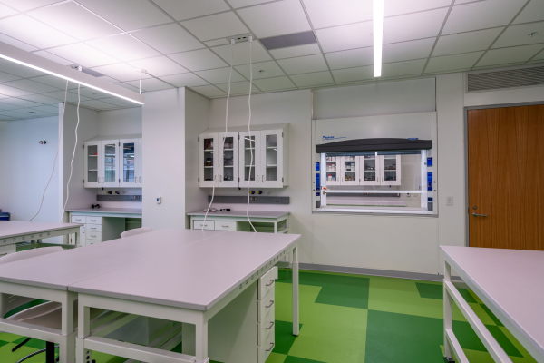 Chaney-Hale Hall lab bench workspace