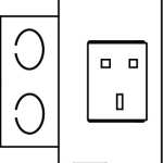 British UK Electrical Receptacle 275