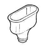 Oval Polypropylene Cupsink